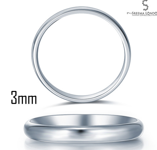 Sterling silver wedding ring - sterling,