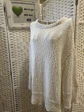 LADIES BOBBLE KNIT CREAM
