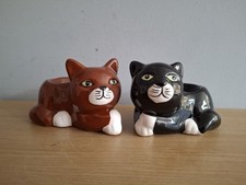 CAT EGG CUPS EASTER GIFT