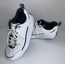 TheraShoe Therapeutic TS Sport Vega White Leather Men's Sneaker Sz. 10.5