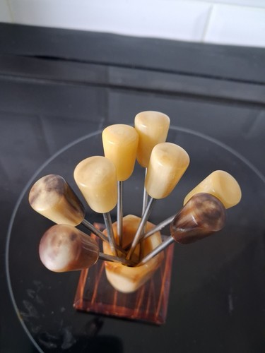 Vintage faux bone cocktail - bone, x