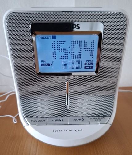 Phillips clock radio aj100 05 - phillips,