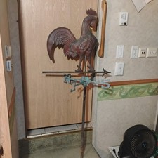 vintage copper rooster