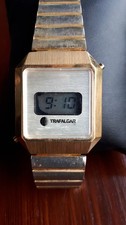 Vintage mens trafalgar lcd digital watch in good condition