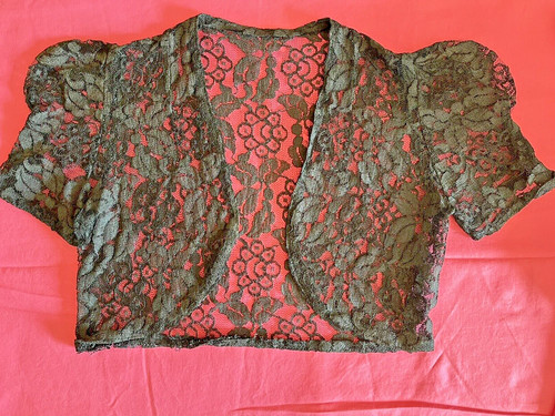 Antique black beaded victorian - black,