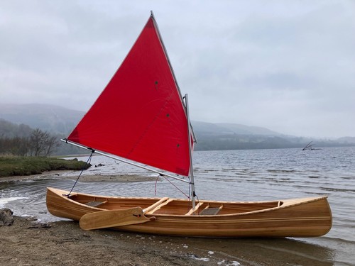 Cedar strip canadian canoe - cedar,