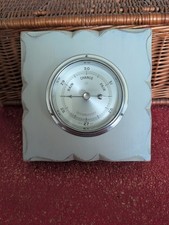 Square Bevelled Edge Barometer
