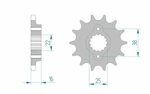 47149 standard steel pinion - 47149-standard,