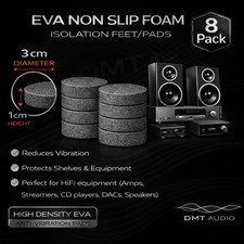 8x Speaker Isolation Pads Foam