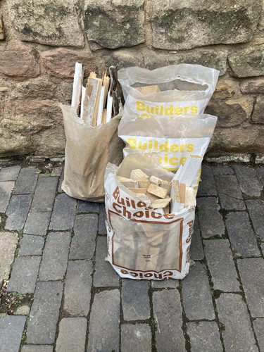 Fire wood 8kg bags - wood,
