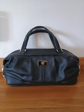 Ri2k Black Leather Bag