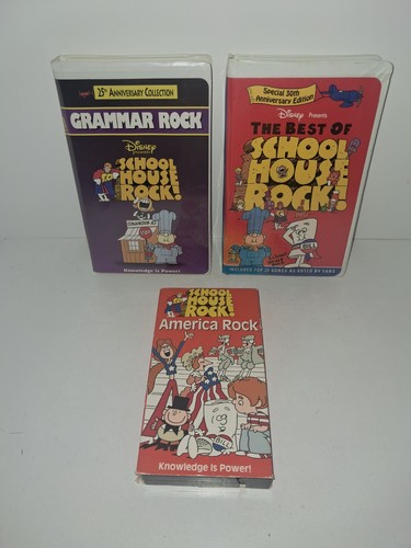 Schoolhouse rock vhs tapes - vhs,