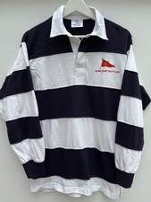 Vintage Royal Dart Yacht Club Rugby Polo Shirt Front Row Striped Small S