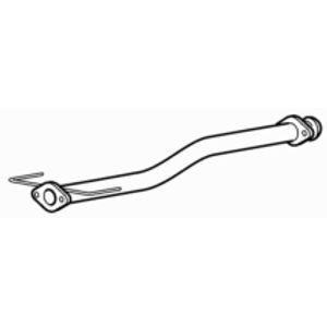Centre exhaust pipe for - centre,