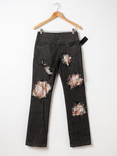 Y2k distressed patchwork - distressed, jeans