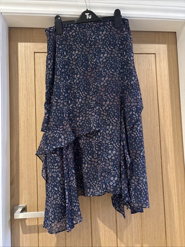 Mint velvet uk12 daria chiffon - mint,