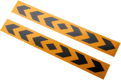 Arrow warning board yellow - warning,