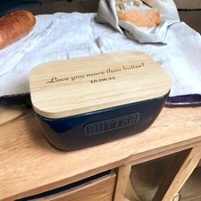 Personalised Blue Ceramic And