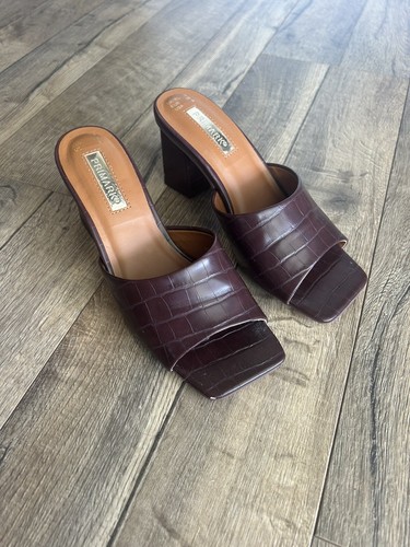 Primark burgundy faux - burgundy,