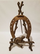 Old Brass Bronze Horseshoe