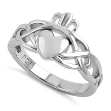 Claddagh Ring * Genuine 925