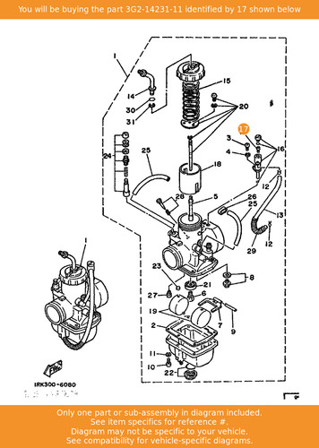 Yamaha jet main 3g2 14231 - main,, 3g2-14231-11