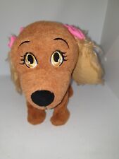 IMC Toys 9" Lucy The Brown Cocker Spaniel Puppy Dog Interactive Pet Preowned VGC