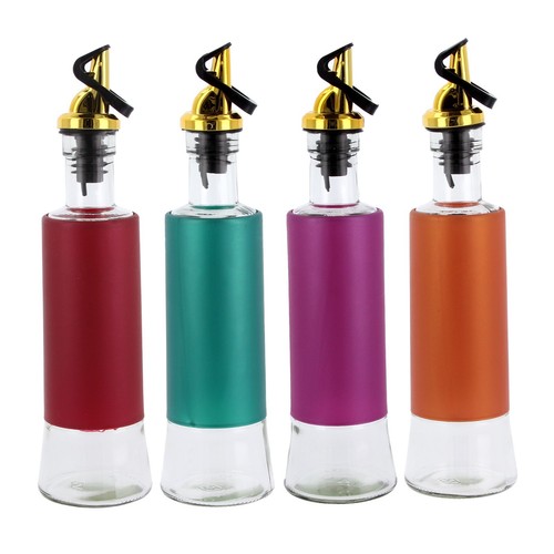 Olive oil bottle pourer glass - bottle,