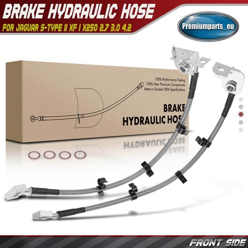 Brake hose front for jaguar - 2x,