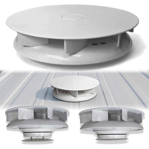 Wind driven vent white - wind,