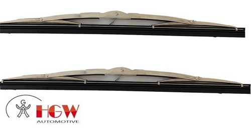 Stainless steel wiper blades