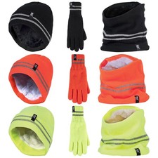Mens Hi Vis Hat, Neck Warmer &