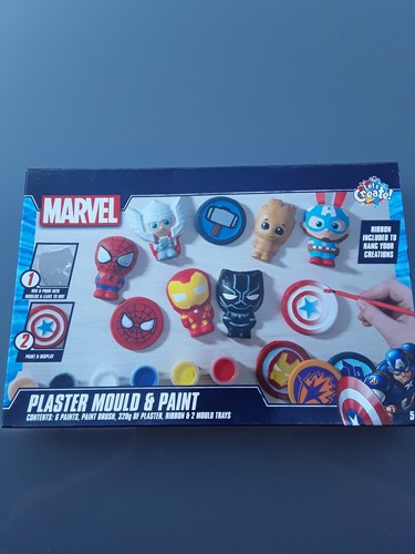 Marvel plaster mould paint - plaster,