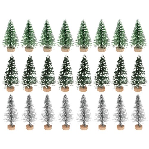 Pcs mini christmas tree - 24,
