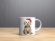 DANDIE DINMONT TERRIER  DOG CHRISTMAS DESIGN  11 oz coffee mug