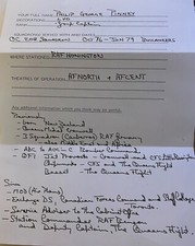 208 squadron Group Captain Philip Pinney CVO RAF