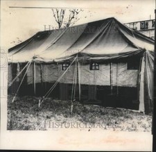 1955 Press Photo US Army tent