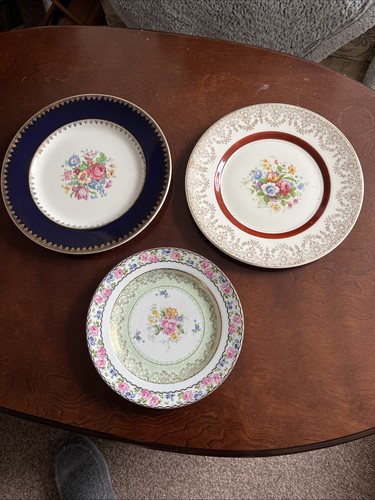 Decorative floral plates - decorative,