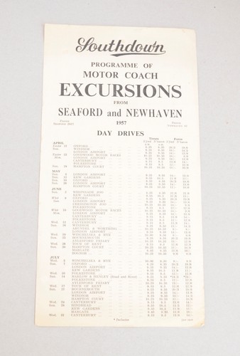 Bus timetable handbill - timetable,