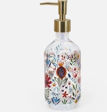 New Retro Floral Gold  Glass