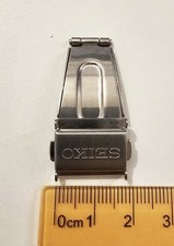 Seiko flip-lock clasp for  SEIKO KINETIC 5M62-0AZ0 Watch