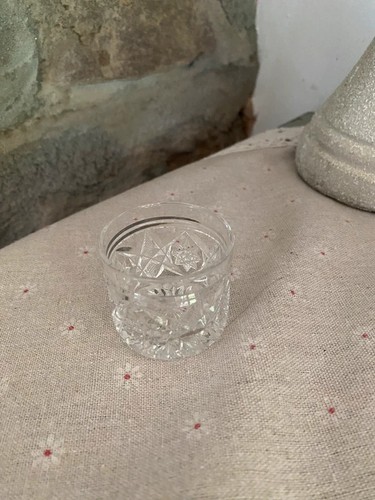 Vintage cut crystal small