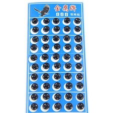 8 mm Black Metal snap fastener spring press studs popper button sew on sewing