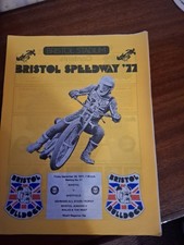1977 Speedway Programme Bristol V Sheffield