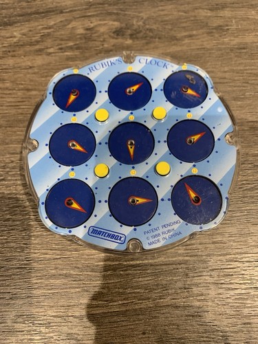 Vintage 1988 rubik clock - vintage, rubik’s