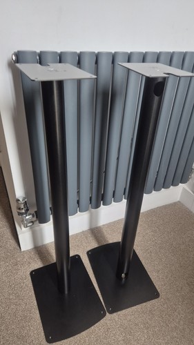 Tall black metal speaker - tall,