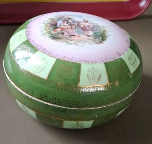 Antique european trinket - antique, box