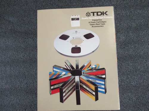 Tdk recording tape cassette - recording,