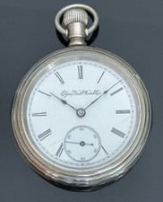 Antique Elgin National Watch Company  Pocket Watch c. 1895  / montre gousset 1