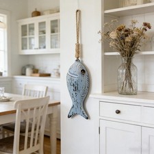 Hanging Fish Sculpture Coastal